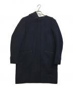 IENAイエナ）の古着「二重織りシャルムフードコクーンコート」｜ネイビー