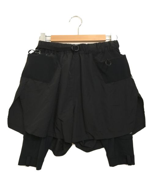 Comfy Outdoor Garment（コンフィーアウトドアガーメント）Comfy OUTDOOR GARMENT (コンフィーアウトドアガーメント) RUN SHORTS ブラック サイズ:Mの古着・服飾アイテム