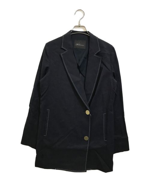 Droite lautreamont（ドロワットロートレアモン）Droite lautreamont (ドロワットロートレアモン) テーラードジャケット ブラック サイズ:SIZE 2の古着・服飾アイテム