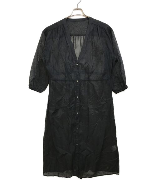 UNTITLED（アンタイトル）UNTITLED (アンタイトル) ナチュラルシャンブレークロス ブラック サイズ:2の古着・服飾アイテム