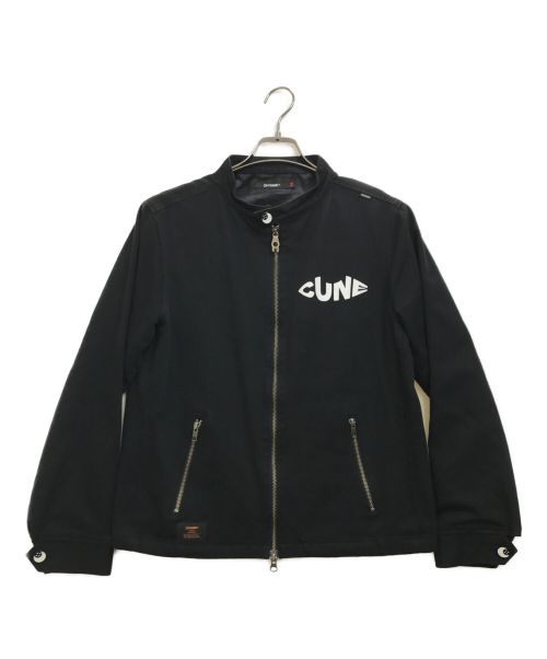 CUNE（キューン）CUNE (キューン) コットンライダースジャケット ブラック サイズ:Mの古着・服飾アイテム