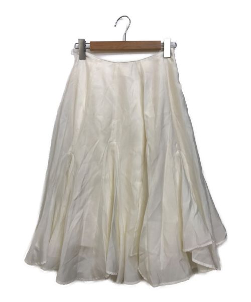 CADUNE（カデュネ）CADUNE (カデュネ) フレアスカート アイボリー サイズ:34の古着・服飾アイテム