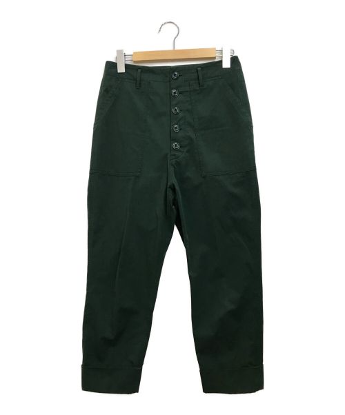 DRAWER（ドゥロワー）DRAWER (ドゥロワー) LOWCROTCHパンツ グリーン サイズ:38の古着・服飾アイテム