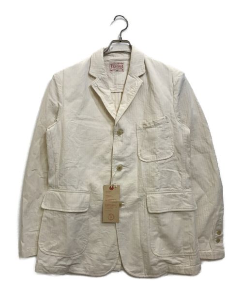 BONCOURA（ボンクラ）BONCOURA (ボンクラ) カバーオール アイボリー サイズ:38 未使用品の古着・服飾アイテム