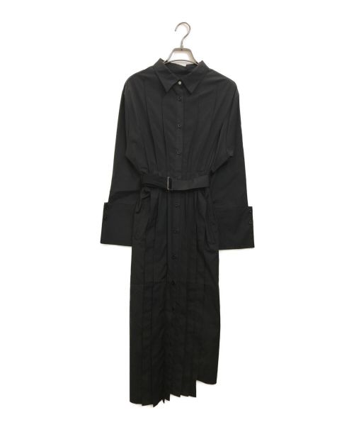 UNITED TOKYO（ユナイテッドトーキョー）UNITED TOKYO (ユナイテッドトーキョー) バーティカルタックシャツワンピース ブラック サイズ:1の古着・服飾アイテム