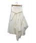 sacai（サカイ）の古着「ランダムプリーツスカート」｜ホワイト
