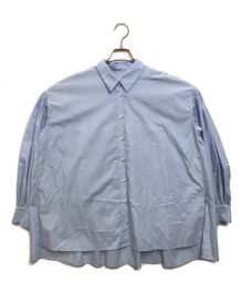 COCODEAL（ココディール）の古着「ボリュームスリーブオーバーシャツ」｜ブルー