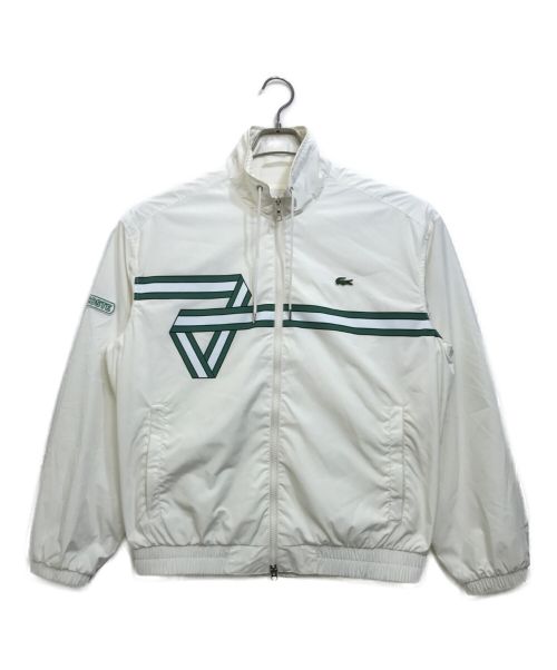 LACOSTE（ラコステ）LACOSTE (ラコステ) ジップジャケット ホワイト サイズ:Mの古着・服飾アイテム