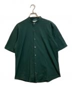 LACOSTEラコステ）の古着「バンドカラーフルオープンポロシャツ」｜グリーン