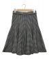 ANAYI (アナイ) 千鳥ジャガードニットフレア スカート ブラック サイズ:36：5800円