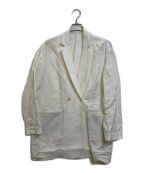 GALLARDA GALANTEガリャルダガランテ）の古着「リネンコートジャケット」｜ホワイト