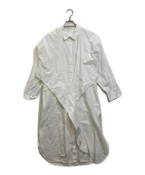normment（ノーメント）normment (ノーメント) POPLIN SHIRT PLUS BOLERO ホワイト サイズ:FREEの古着・服飾アイテム