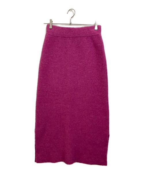 SACRA（サクラ）SACRA (サクラ) アルパカウールスカート ピンク サイズ:Mの古着・服飾アイテム