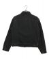 BALENCIAGA (バレンシアガ) スカーフカラーウォッシュドデニムジャケット ブラック サイズ:36：27800円