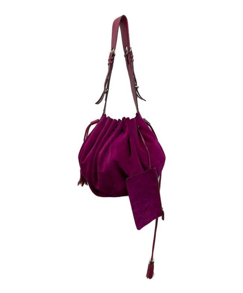 GIVENCHY（ジバンシィ）GIVENCHY (ジバンシィ) アコーディオンワンショルダーバッグ ピンクの古着・服飾アイテム
