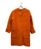 marimekkoマリメッコ）の古着「ネップコート」｜オレンジ