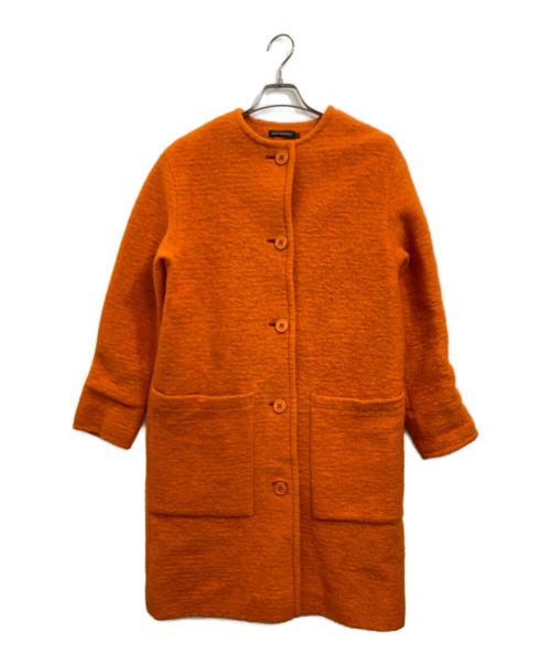 marimekko（マリメッコ）marimekko (マリメッコ) ネップコート オレンジ サイズ:XSの古着・服飾アイテム