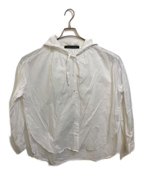 mizuiro-ind（ミズイロインド）mizuiro-ind (ミズイロインド) フーデットシャツ ホワイト サイズ:FREEの古着・服飾アイテム