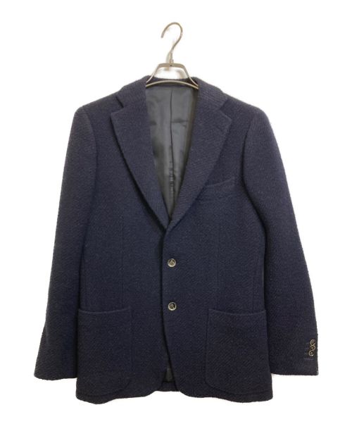 ICHORAI（イコライ）ICHORAI (イコライ) キャメル混ウールテーラードジャケット ネイビー サイズ:44の古着・服飾アイテム