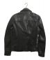 ALL SAINTS (オールセインツ) ダブルレザーライダースジャケット ブラック サイズ:M：17000円