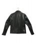 Y'2 Leather (ワイツーレザー) ホースハイドシングルライダースジャケット ブラック サイズ:38：59800円