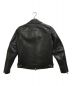TAKEO KIKUCHI (タケオキクチ) レザージャケット ブラック サイズ:Ⅿ：9800円