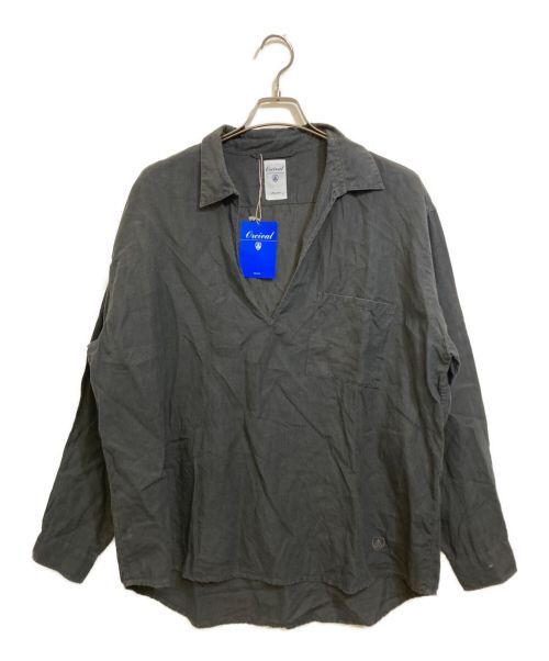 ORCIVAL（オーシバル）ORCIVAL (オーシバル) プルオーバーリネンシャツ グレー サイズ:XXL 未使用品の古着・服飾アイテム
