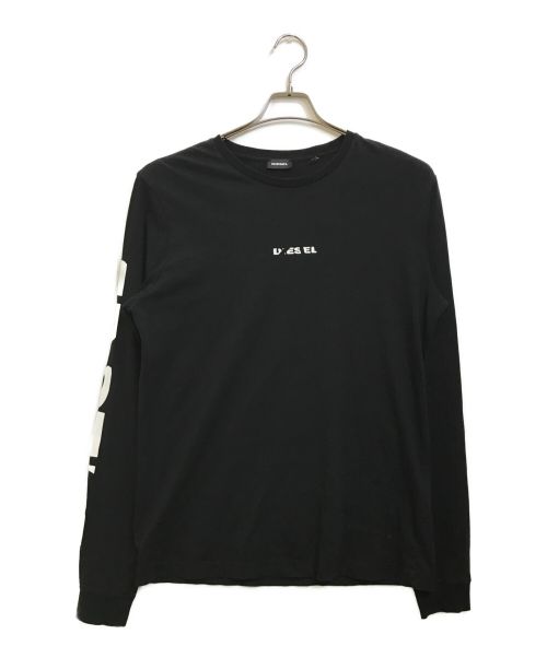DIESEL（ディーゼル）DIESEL (ディーゼル) ロングスリーブTシャツ ブラック サイズ:Lの古着・服飾アイテム