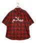 UNDERCOVER（アンダーカバー）の古着「23SS Flannel Shirt Arabic Logo」｜レッド