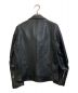 STUDIOUS (ステュディオス) ダブルライダースジャケット ブラック サイズ:2：5000円