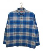 SUPREME）の古着「23AW Lined Flannel Snap Shirt」｜ブルー