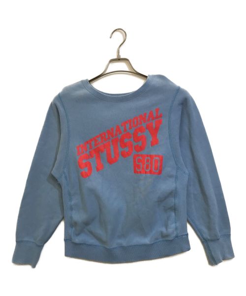 stussy（ステューシー）stussy (ステューシー) スウェット ブルー サイズ:Sの古着・服飾アイテム