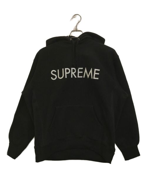 SUPREME（シュプリーム）Supreme (シュプリーム) Capital Hooded Sweatshirt ブラック サイズ:Mの古着・服飾アイテム