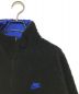 中古・古着 NIKE (ナイキ) SWSH Full ZIP JKT ナイキ スウッシュ フルジップ ボアジャケット ブラック×ブルー サイズ:XL：9800円
