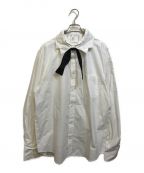 sacai）の古着「レイヤードPoplin Shirt」｜ホワイト