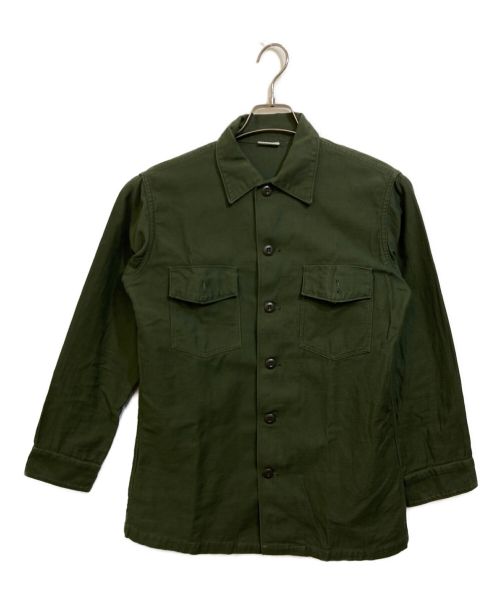 US ARMY（ユーエスアーミー）US ARMY (ユーエス アーミー) ユーティリティシャツ グリーン サイズ:15 1/2の古着・服飾アイテム