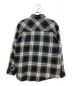 Rafu (ラフ) フランネルシャツ グレー×ブラック サイズ:LARGE：18000円
