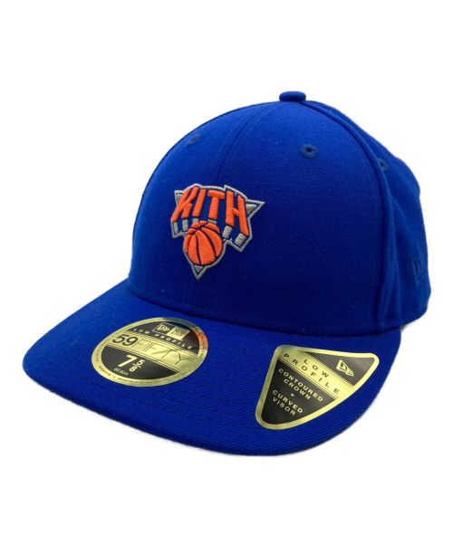 New Era（ニューエラ）New Era (ニューエラ) KITH (キス) NEW YORK KNICKS LOW-CROWN FITTED CAP キャップ ブルー サイズ:7 5/8の古着・服飾アイテム