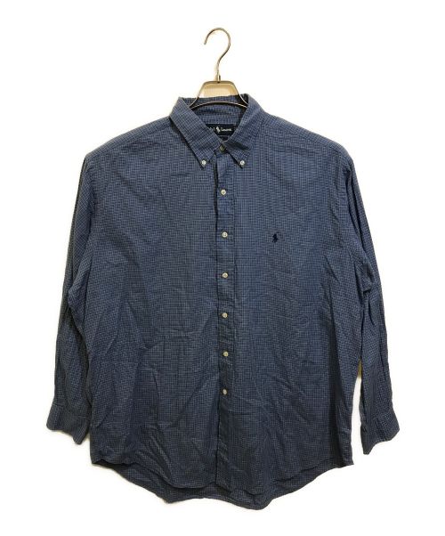 RALPH LAUREN（ラルフローレン）RALPH LAUREN (ラルフローレン) BLAKE チェックシャツ ブルー サイズ:XLの古着・服飾アイテム
