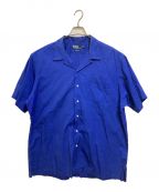 POLO RALPH LAURENポロ・ラルフローレン）の古着「CLAYTON S/Sオープンカラーシャツ」｜ブルー