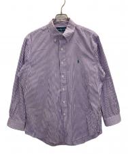 POLO RALPH LAUREN (ポロ・ラルフローレン) ストライプシャツ パープル サイズ:16 1/2