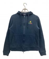 LORO PIANA (ロロピアーナ) ジップパーカー ネイビー サイズ:XS