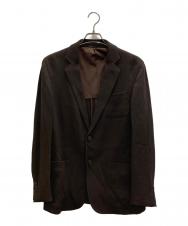 GIORGIO ARMANI (ジョルジョアルマーニ) テーラードジャケット ブラウン サイズ:50R