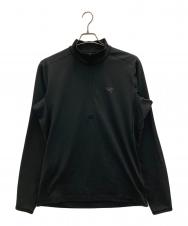 ARC'TERYX (アークテリクス) MOTUS AR ZIP NECK LS ブラック サイズ:M