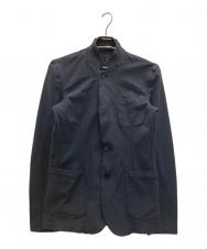 COMME des GARCONS SHIRT (コムデギャルソンシャツ) 製品染めポリ縮絨ジャケット ネイビー サイズ:S