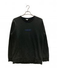 Calvin Klein (カルバンクライン) ロゴスウェット ブラック サイズ:M