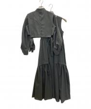 Snidel (スナイデル) タックレイヤードワンピース グレー サイズ:SIZE S 未使用品