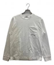 STONE ISLAND (ストーンアイランド) コットンジャージスウェットシャツ ホワイト サイズ:S