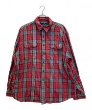 POLO SPORT (ポロスポーツ) チェックシャツ レッド サイズ:XL