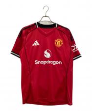 adidas (アディダス) ゲームシャツ レッド サイズ:2XL